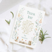 A New Chapter Baby Shower サンキューカード