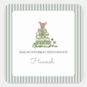 A New Chapter Baby Shower スクエアシール (正面)