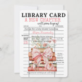 A New Chapter Baby Shower 招待状 (正面)