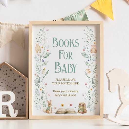 A New Chapter Baby Shower Books for Baby ポスター
