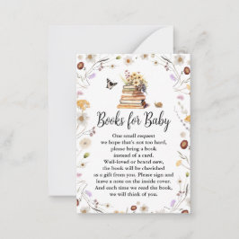A New Chapter Baby Shower Books for Baby Card ノートカード