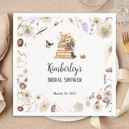 A New Chapter Baby Shower Storybook Wildflower スタンダードカクテルナプキン