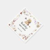 A New Chapter Baby Shower Storybook Wildflower スタンダードカクテルナプキン (角)