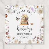 A New Chapter Baby Shower Storybook Wildflower フェイバータグ (正面)