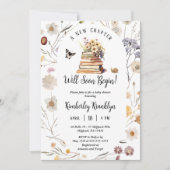 A New Chapter Baby Shower Storybook Wildflower 招待状 (正面)