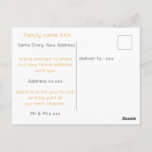 A New Chapter Begins ポストカード (裏面)