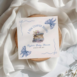 A New Chapter Begins Baby Shower  スタンダードカクテルナプキン
