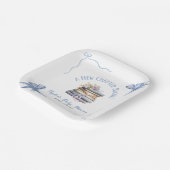 A New Chapter Begins Baby Shower  ペーパープレート (傾斜あり)