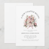 A New Chapter Begins Baby Shower 招待状 (正面/裏面)