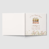  A New Chapter Begins Baby Shower Guest Book ゲストブック (全面)