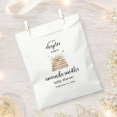 A New Chapter Begins Baby Shower Invitation  フェイバーバッグ (クリップ留めされた状態)