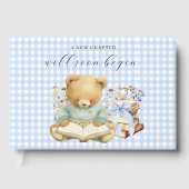 A New Chapter Begins Bear Books Baby Shower  ゲストブック (正面)