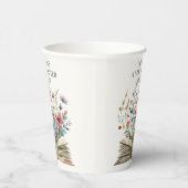 A New Chapter Begins Book Baby Shower 紙コップ (右)