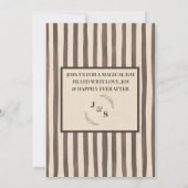 A New Chapter Begins Book Lover Bridal Shower Inv 招待状 (裏面)