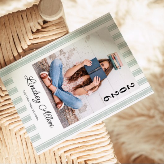 A New Chapter Begins Book Theme Graduation Party 招待状