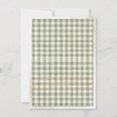 A New Chapter Begins Books Floral Baby Shower 招待状 (裏面)