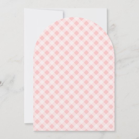 A New Chapter Begins Coquette Books Baby Shower 招待状 (裏面)