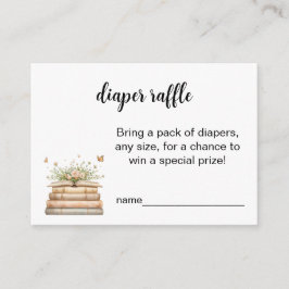 A New Chapter Begins Diaper Raffle Insert アドバイスカード