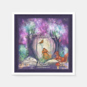  A New Chapter Begins I Storybook Baby shower スタンダードカクテルナプキン (正面)