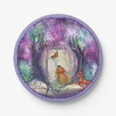  A New Chapter Begins I Storybook Baby shower ペーパープレート (正面)