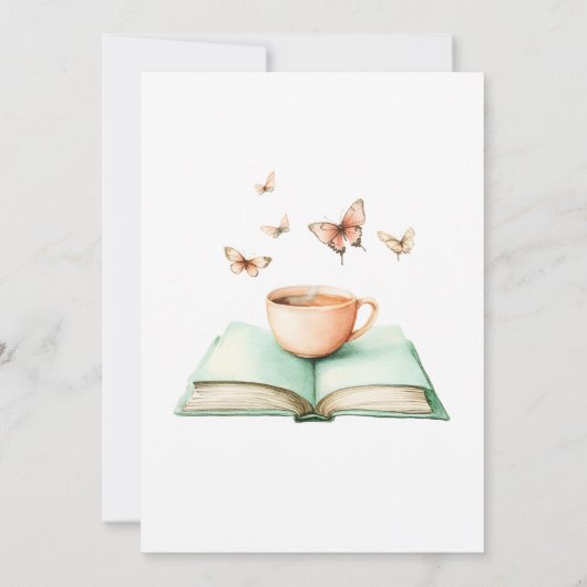 A New Chapter Begins Invitation, Bridal Shower 招待状 (裏面)