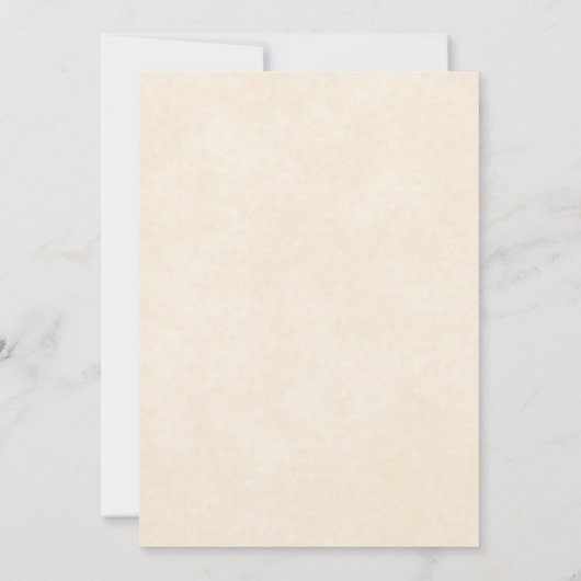 A New Chapter Begins - Plain Back Baby Shower 招待状 (裏面)