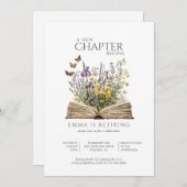 A New Chapter Begins Retirement Party 招待状 (正面/裏面)