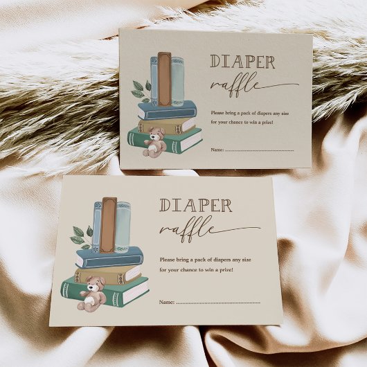 A New Chapter Begins: Storybook Diaper Raffle Baby エンクロージャーカード