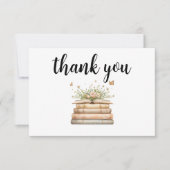 A New Chapter Begins Thank You Card - Flat ノートカード (正面)