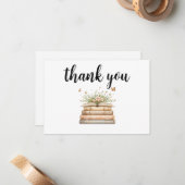 A New Chapter Begins Thank You Card - Flat ノートカード (正面/裏面インサイチュ)