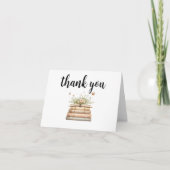 A New Chapter Begins Thank You Card - Folded サンキューカード (正面)