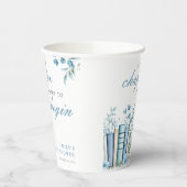 A New Chapter Blue Baby Shower 紙コップ (左)