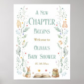 A New Chapter Book Baby Shower Welcome  ポスター (正面)