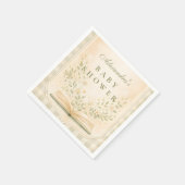 A New Chapter Botanical Baby Shower スタンダードカクテルナプキン (角)