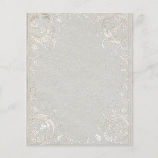 A New Chapter Bridal Shower Budget Invitation (裏面)