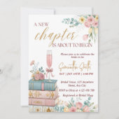 A New Chapter Bridal Shower Invitation Template 招待状 (正面)