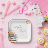 A New Chapter Floral Baby Shower ペーパープレート (パーティー)