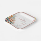 A New Chapter Floral Baby Shower ペーパープレート (傾斜あり)