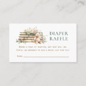 A New Chapter Floral Book Diaper Raffle Enclosure 名刺 (正面)