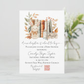 A New Chapter is about to begin baby shower invite 招待状 (スタンド正面)