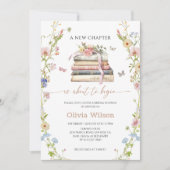 A New Chapter Is About to Begin Bridal Shower 招待状 (正面)