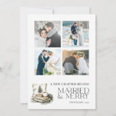 A New Chapter Married & Merry Cozy Neutral 4 Photo シーズンカード (正面)