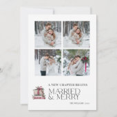 A New Chapter Married & Merry Newlywed 4 Photo シーズンカード (正面)