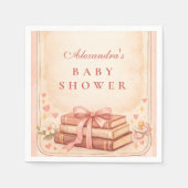 A New Chapter Storybook Baby Shower スタンダードカクテルナプキン (正面)