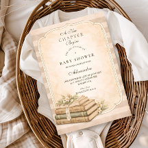 A New Chapter Vintage Books Baby Shower