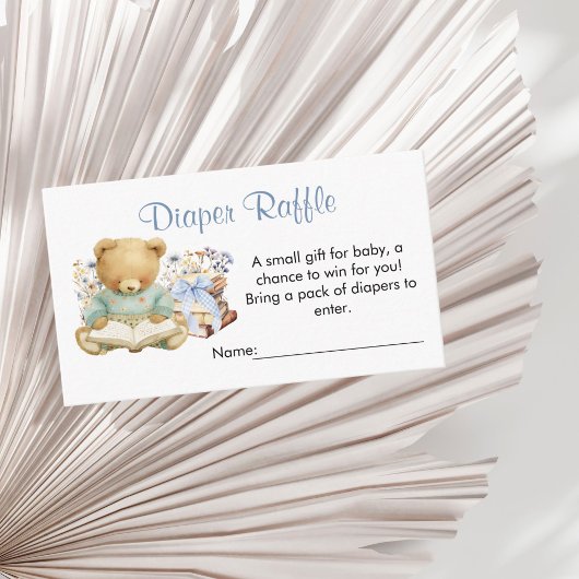 A New Chapter will soon Begin Diaper Raffle エンクロージャーカード
