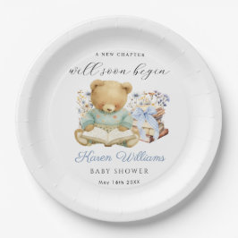 A New Charger Begin Bear Books Paper Plate ペーパープレート