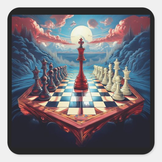 A New Concept On The Game Of Chess スクエアシール (正面)