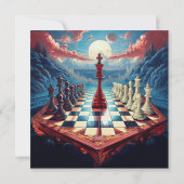 A New Concept On The Game Of Chess 招待状 (裏面)