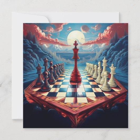 A New Concept On The Game Of Chess 招待状 (裏面)